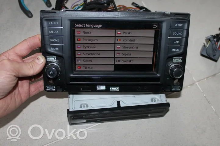 Volkswagen Golf VII Unité principale radio / CD / DVD / GPS 3G0919605