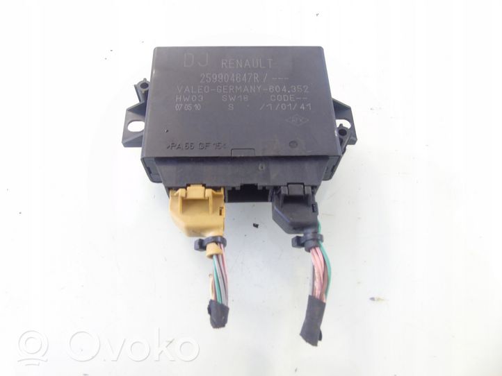 Renault Scenic III -  Grand scenic III Parking PDC control unit/module 259904647R