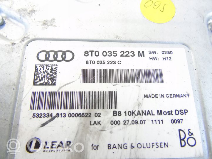 Audi A4 S4 B8 8K Äänentoistojärjestelmäsarja 8T0035399B