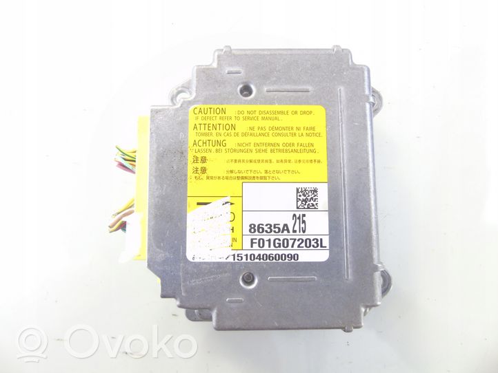 Mitsubishi ASX Oro pagalvių valdymo blokas 8635A215