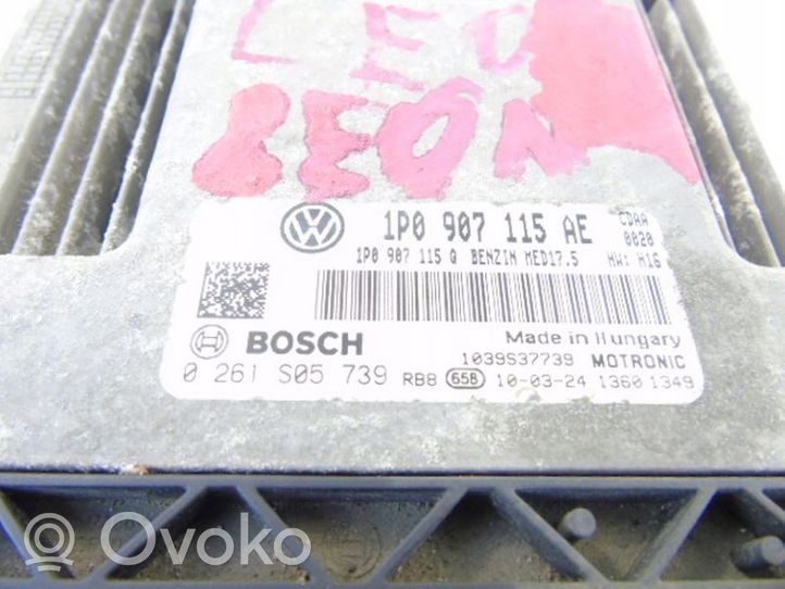 Seat Leon (1P) Sterownik / Moduł ECU 1P0907115AE