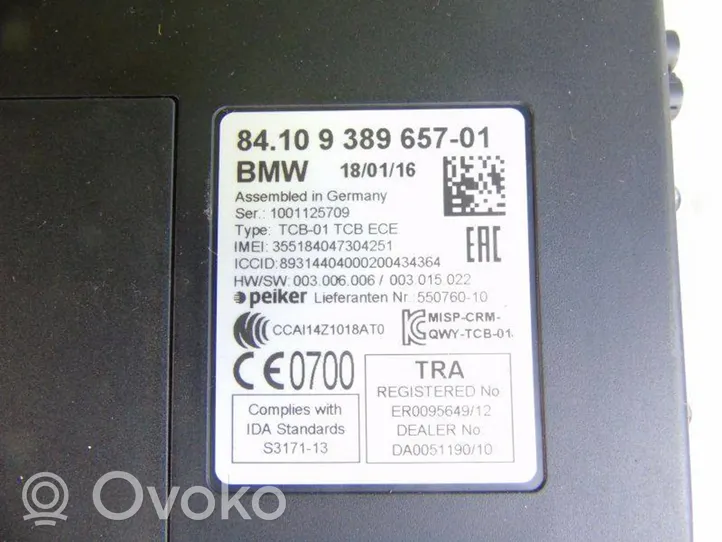 BMW i3 Moduł / Sterownik Bluetooth 9389657