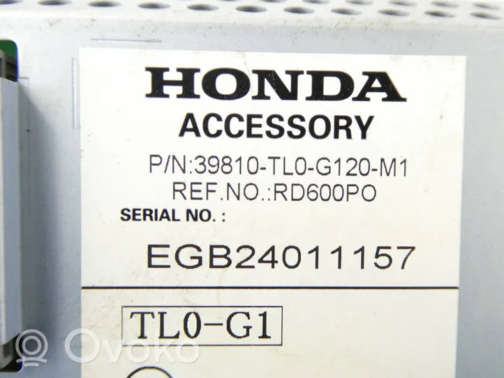 Honda Accord Panel / Radioodtwarzacz CD/DVD/GPS 39810-TL0-G120-M1