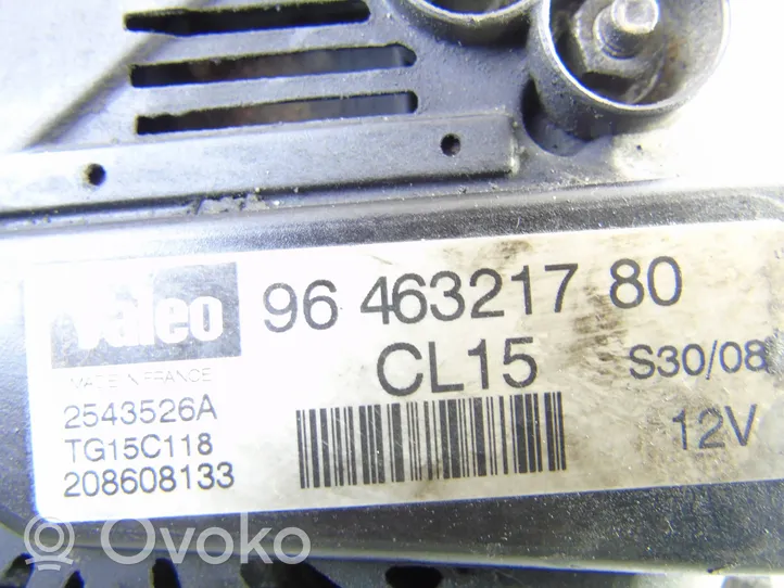 Peugeot 308 Generator/alternator 9646321780