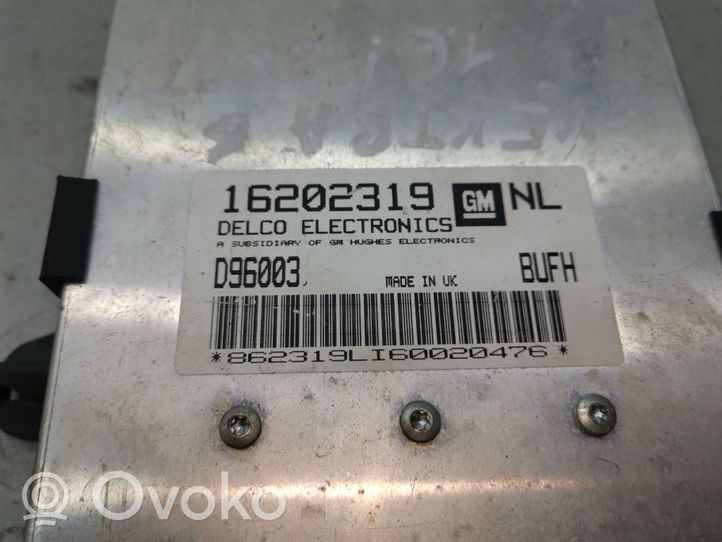 Opel Vectra B Variklio valdymo blokas 16202319