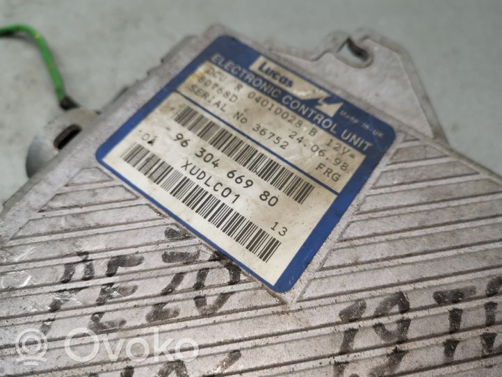 Peugeot 406 Sterownik / Moduł ECU 9630466980