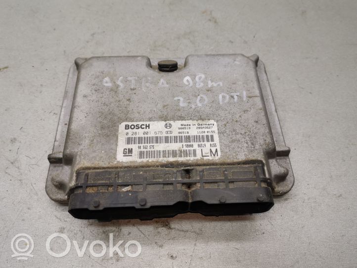 Opel Astra G Variklio valdymo blokas 0281001675