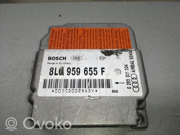 Audi A3 S3 8L Turvatyynyn ohjainlaite/moduuli 8L0959655F