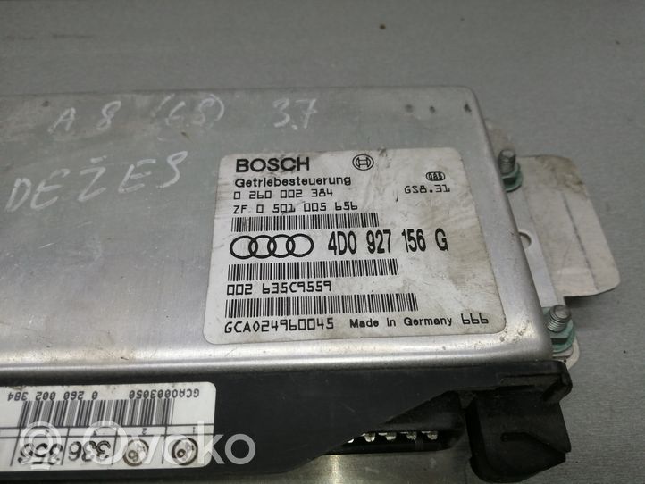 Audi A8 S8 D2 4D Module de contrôle de boîte de vitesses ECU 4D0927156G