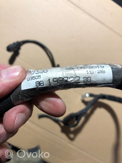 Peugeot 5008 II Câble de batterie positif 9819972280