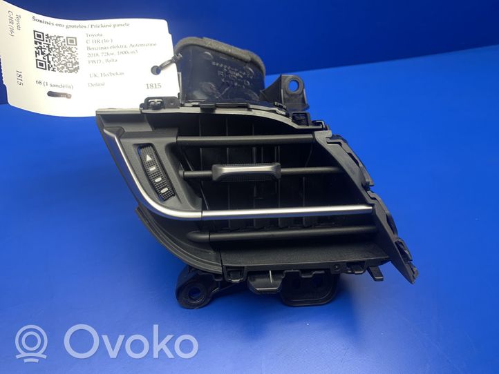 Toyota C-HR Garniture, panneau de grille d'aération latérale 55650F4020