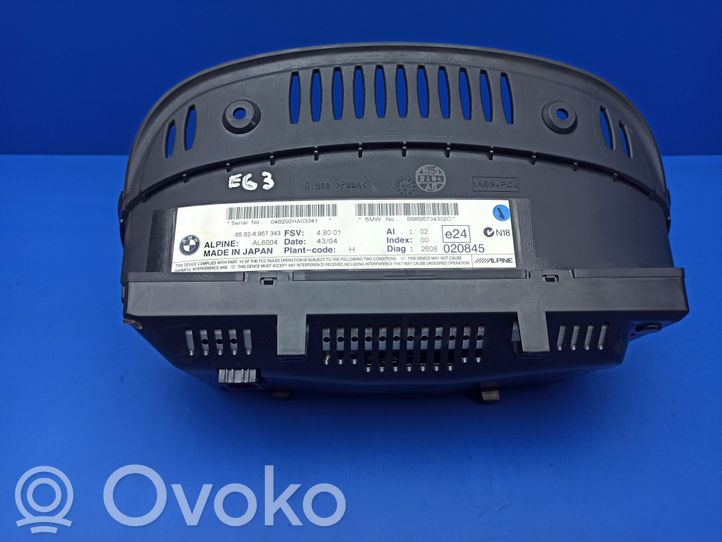 65826957343 BMW 6 E63 E64 Screen/display/small screen, 49.99 € | RRR 