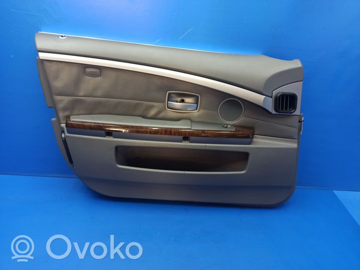 BMW 7 E65 E66 Garniture de panneau carte de porte avant 40199111