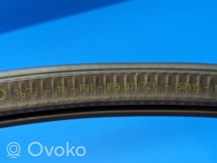 Audi A3 S3 8V Front door rubber seal 8V5831721