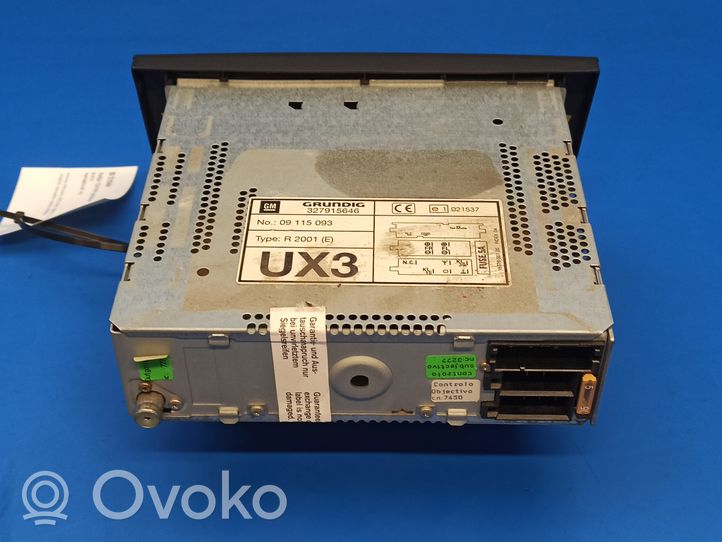 Opel Agila A Radio / CD/DVD atskaņotājs / navigācija 327915646