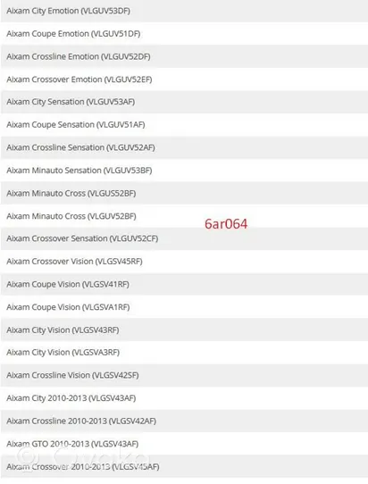 Aixam 400 Pinza del freno anteriore 6AR063