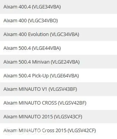 Aixam 500 Tambour de frein arrière 6AP030A