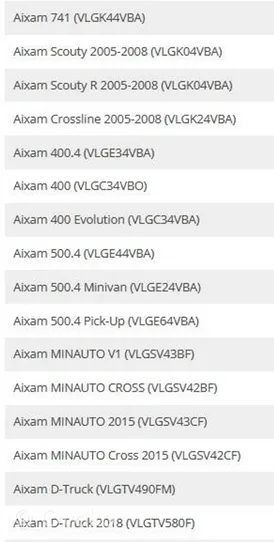 Aixam MultiTruck Autre pièce du moteur 1758099050