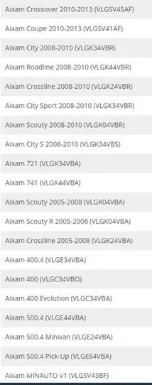 Aixam GTI Sprzęgło / Komplet 23.02A