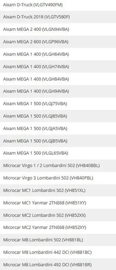 Aixam A721 Cuffia tirante dello sterzo MC72