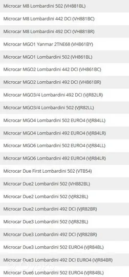 Microcar M.GO Brake pads (rear) 1403882