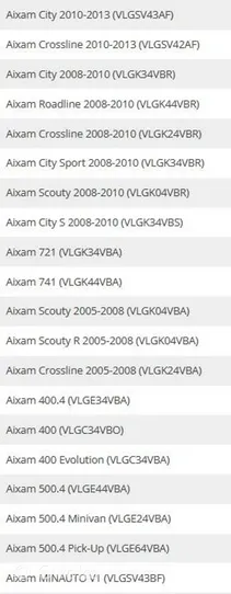 Aixam 500 Plaquettes de frein arrière 060101