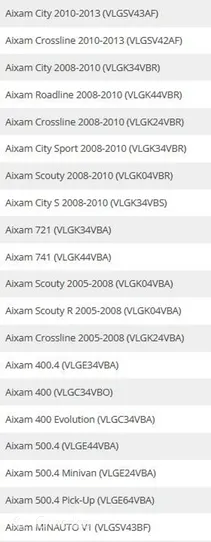 Aixam Scouty Plaquettes de frein arrière 060101