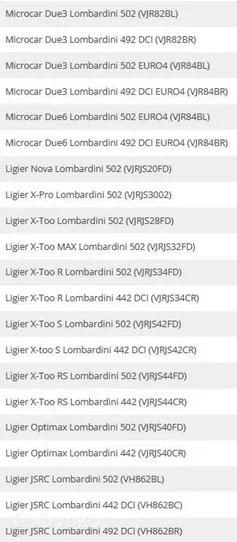 Ligier IXO Roulement à billes de roue avant 201301