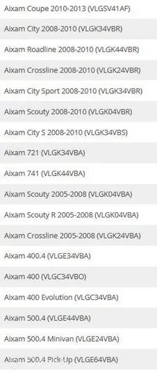 Aixam A741 Filtre à carburant SN21599