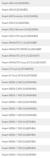 Aixam Coupe Plaquettes de frein arrière 6AP031