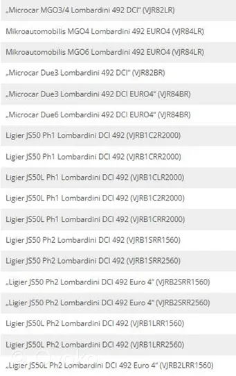 Ligier JS 60 Autres pièces de clim 1410982