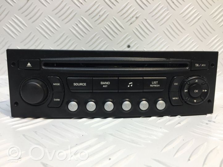 Peugeot 307 Radio/CD/DVD/GPS-pääyksikkö 96606464XT