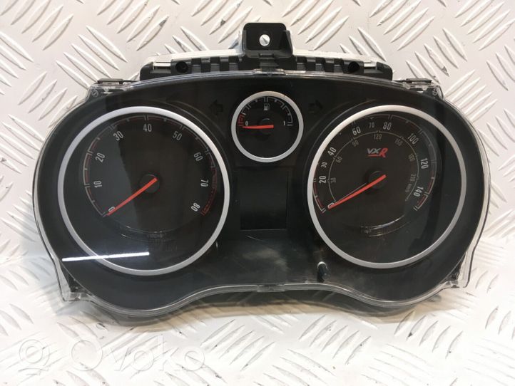 Vauxhall Corsa D Compteur de vitesse tableau de bord 13372989