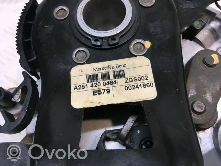 Mercedes-Benz R W251 Käsijarru seisontajarrun vipukokoonpano A2514200484