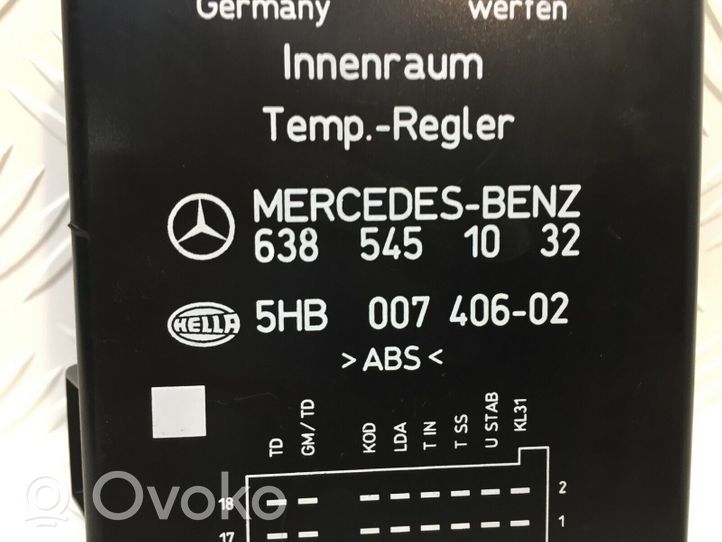 Mercedes-Benz Vito Viano W638 Oro kondicionieriaus/ šildymo valdymo blokas A6385451032