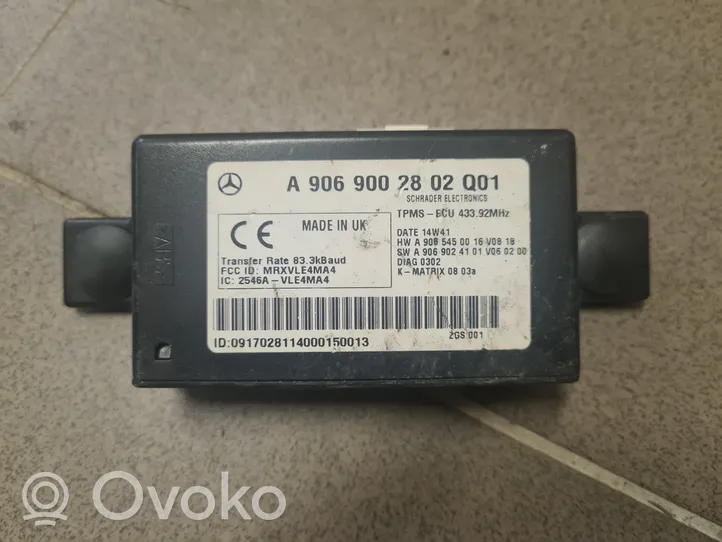 Volkswagen Crafter Tire pressure control unit A9069002802