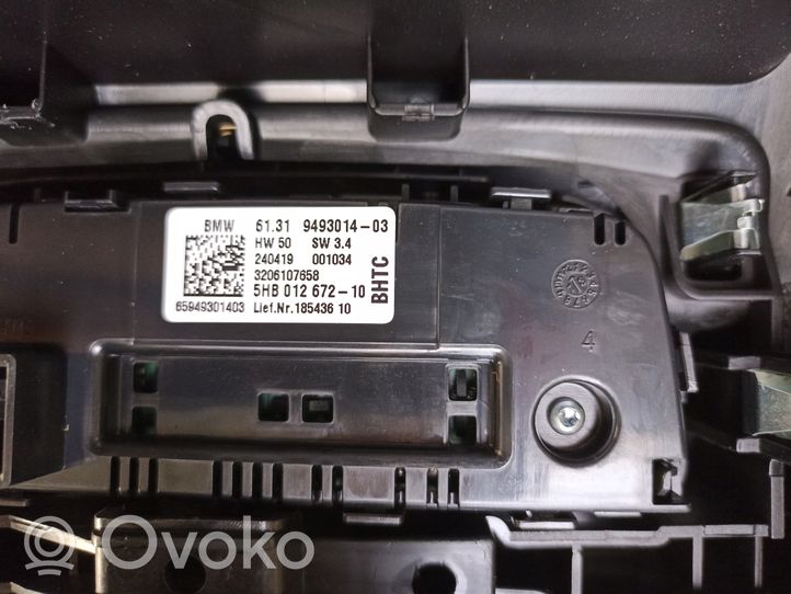 BMW X3 G01 Kratka nawiewu tylna tunelu środkowego 9493014