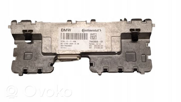 BMW X3 G01 Kameras vadības bloka modulis 7942059