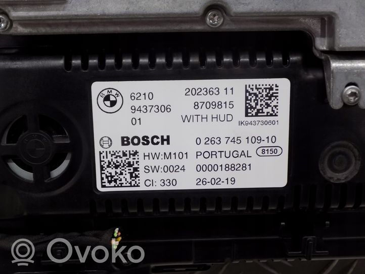 BMW 3 G20 G21 Tachimetro (quadro strumenti) 9437306