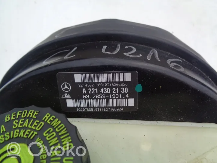 Mercedes-Benz CL C216 Stabdžių vakuumo pūslė A2214302130