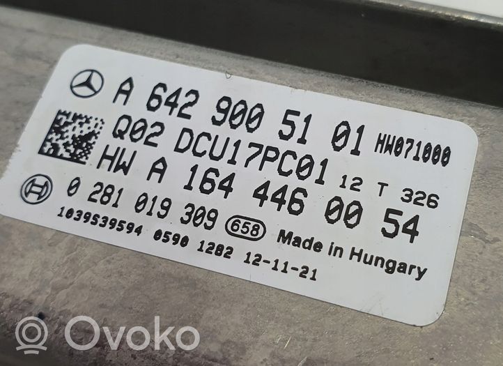 Mercedes-Benz GLK (X204) Sterownik / Moduł ECU A6429005101