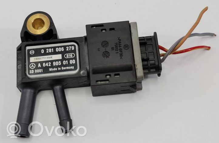 Mercedes-Benz GLK (X204) Capteur de pression des gaz d'échappement A6429050100