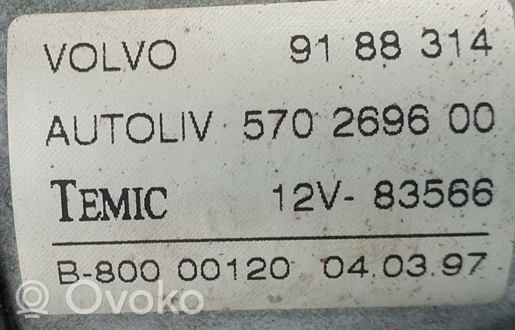 Volvo S70  V70  V70 XC Moteur de réglage de siège 9188314