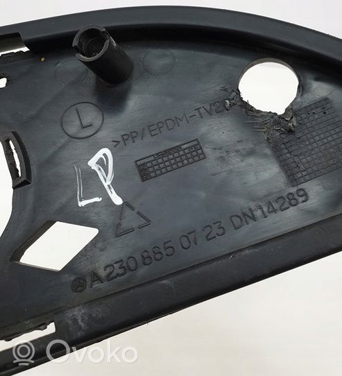 Mercedes-Benz SL R230 Moldura/rejilla de la luz antiniebla delantera 