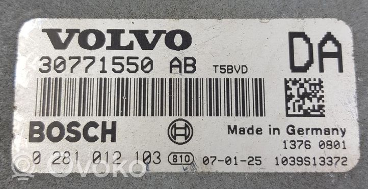 Volvo XC90 Komputer / Sterownik ECU i komplet kluczy 30771550