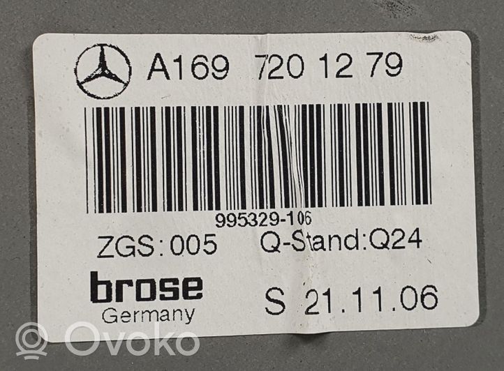 Mercedes-Benz A W169 Priekinis el. lango pakėlimo mechanizmas be varikliuko A1697201279