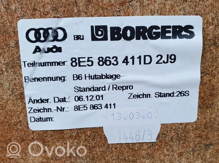 Audi A4 S4 B6 8E 8H Palangė galinė 8E5863411D