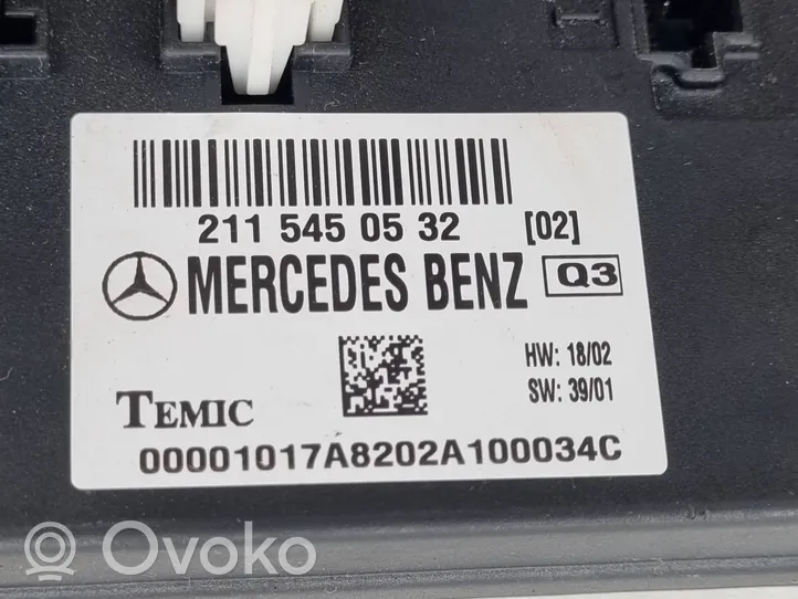 Mercedes-Benz E W211 Modulo comfort/convenienza 