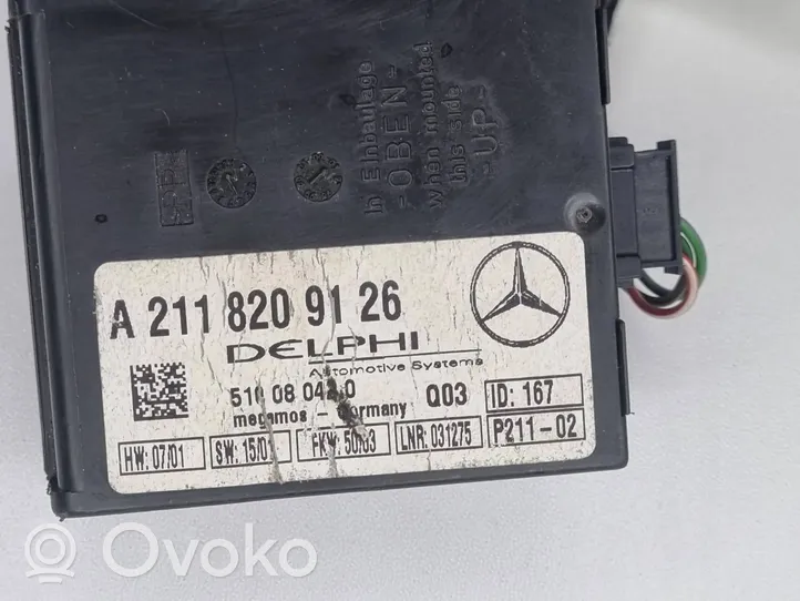 Mercedes-Benz C W203 Signalizācijas vadības bloks 