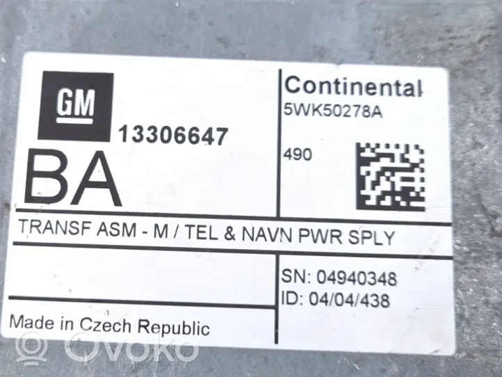Opel Astra J Moduł / Sterownik GPS 5WK50278A